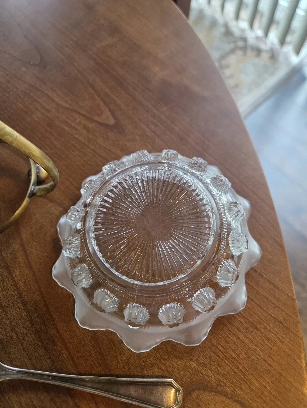 English Silver-plated Jam Server With Spoon
